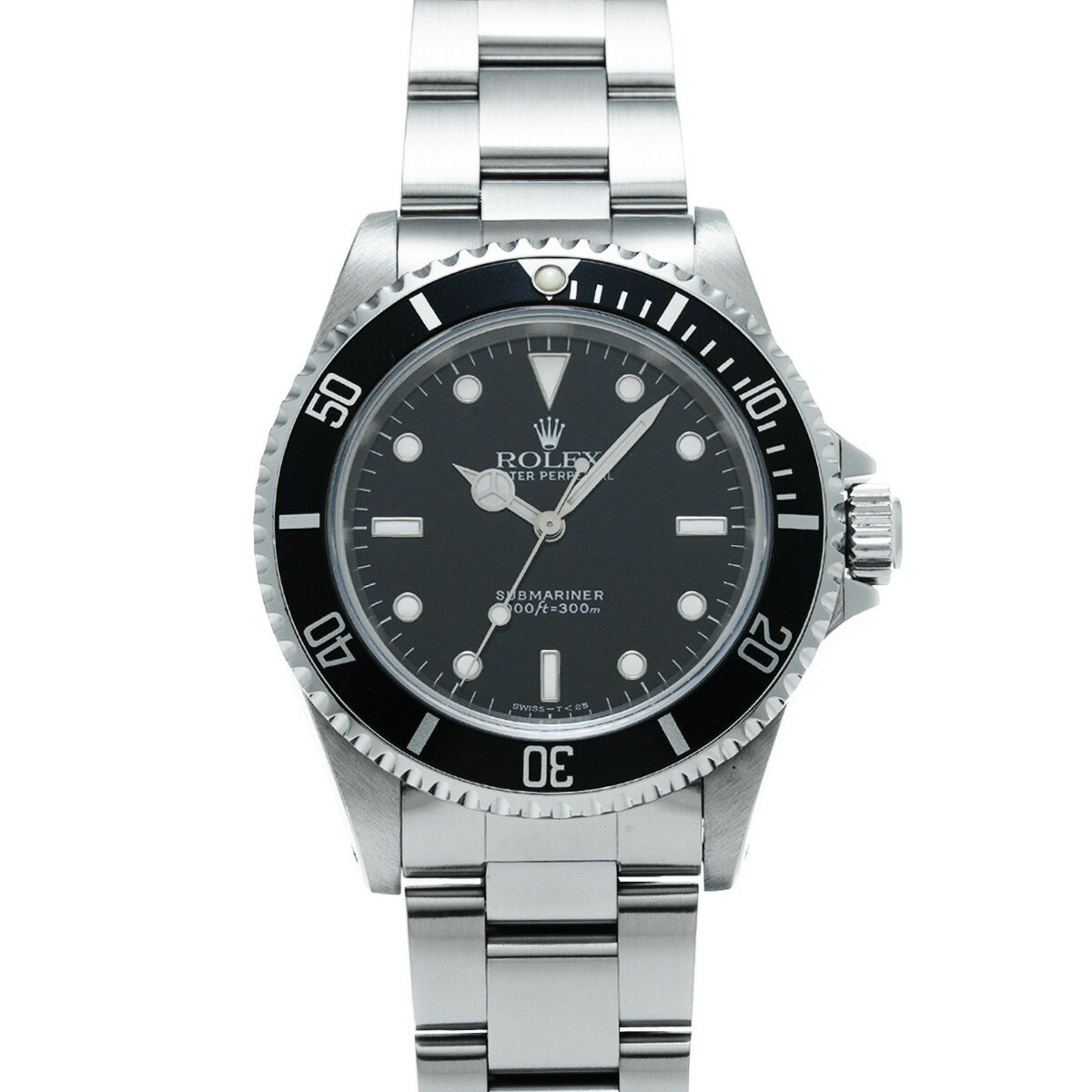 Rolex Submariner All Tritium 14060 U-serial (manufactured around 1997) Black Men's Watch Automatic
