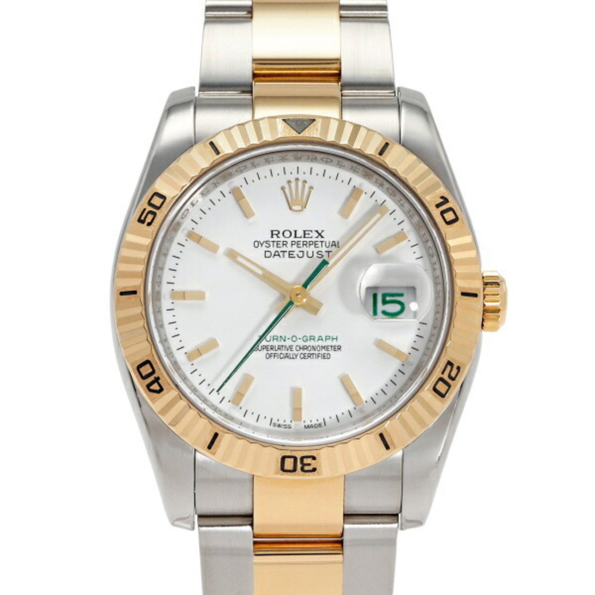 Rolex ROLEX Datejust 36 Days Limited Edition 116233 White/Bar Dial Men's Watch __