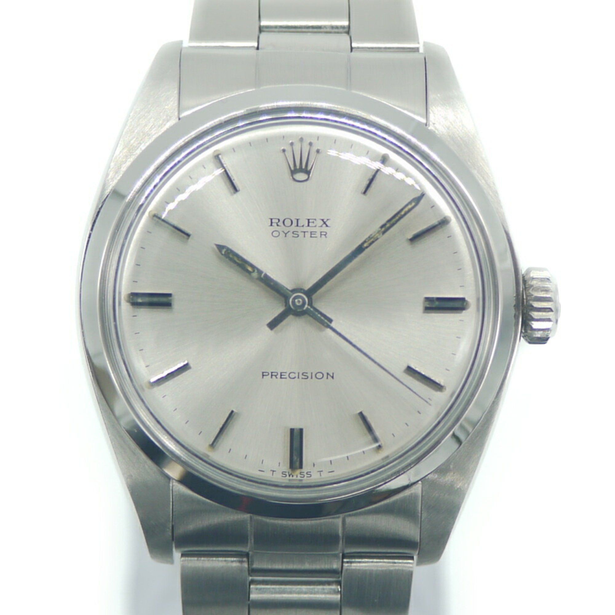ROLEX Rolex Oyster Precision 6426 7-digit 28-number automatic watch, silver dial