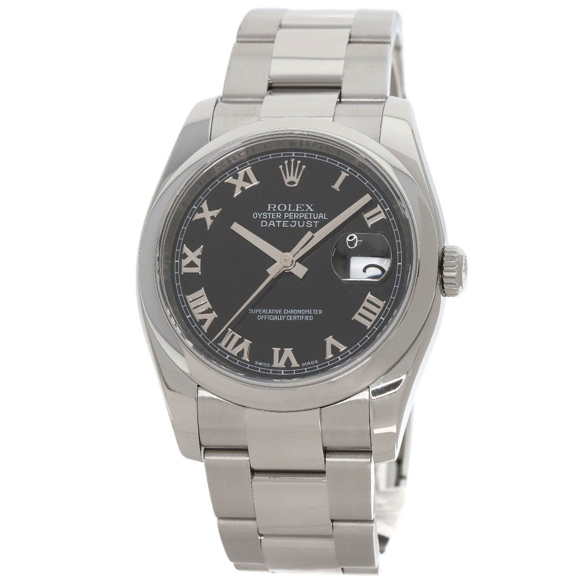 Rolex 116200 Datejust 36 Watch Stainless Steel SS Men's ROLEX