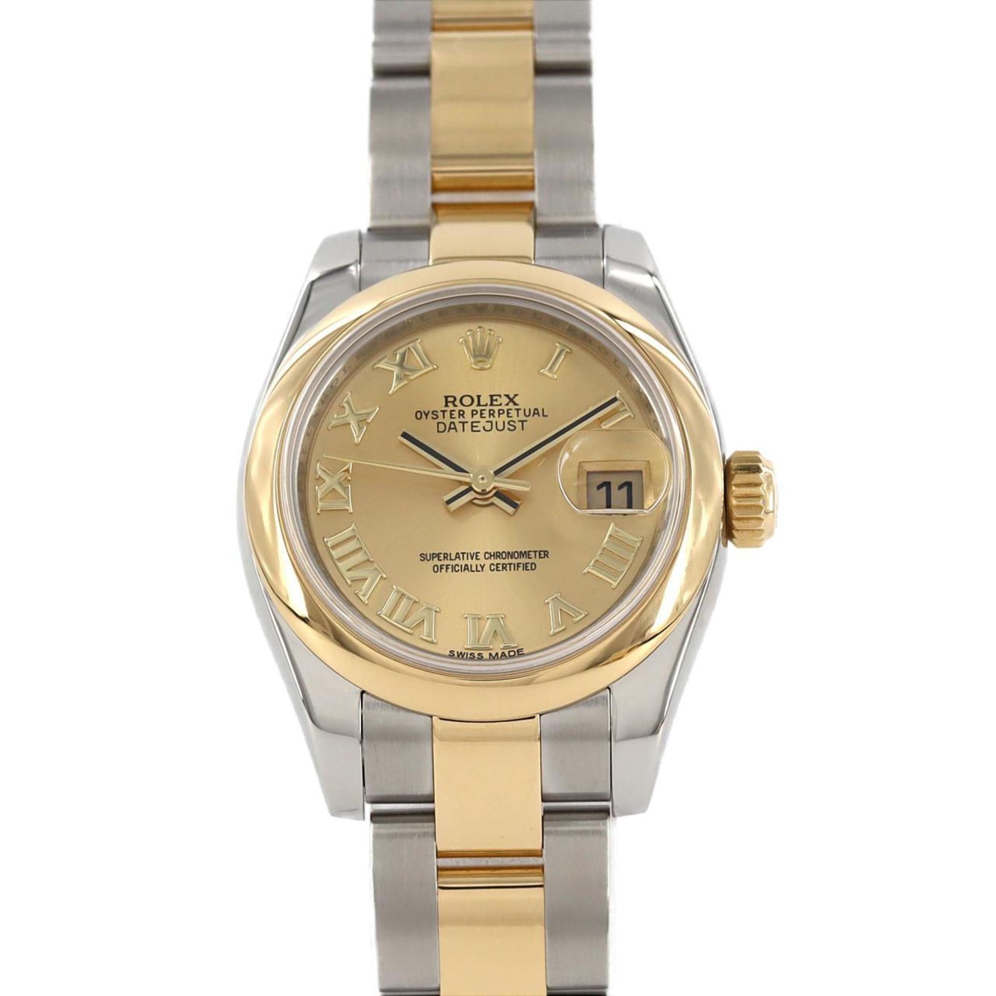 Rolex Datejust 179163 SSxYG Watch Automatic Random Number