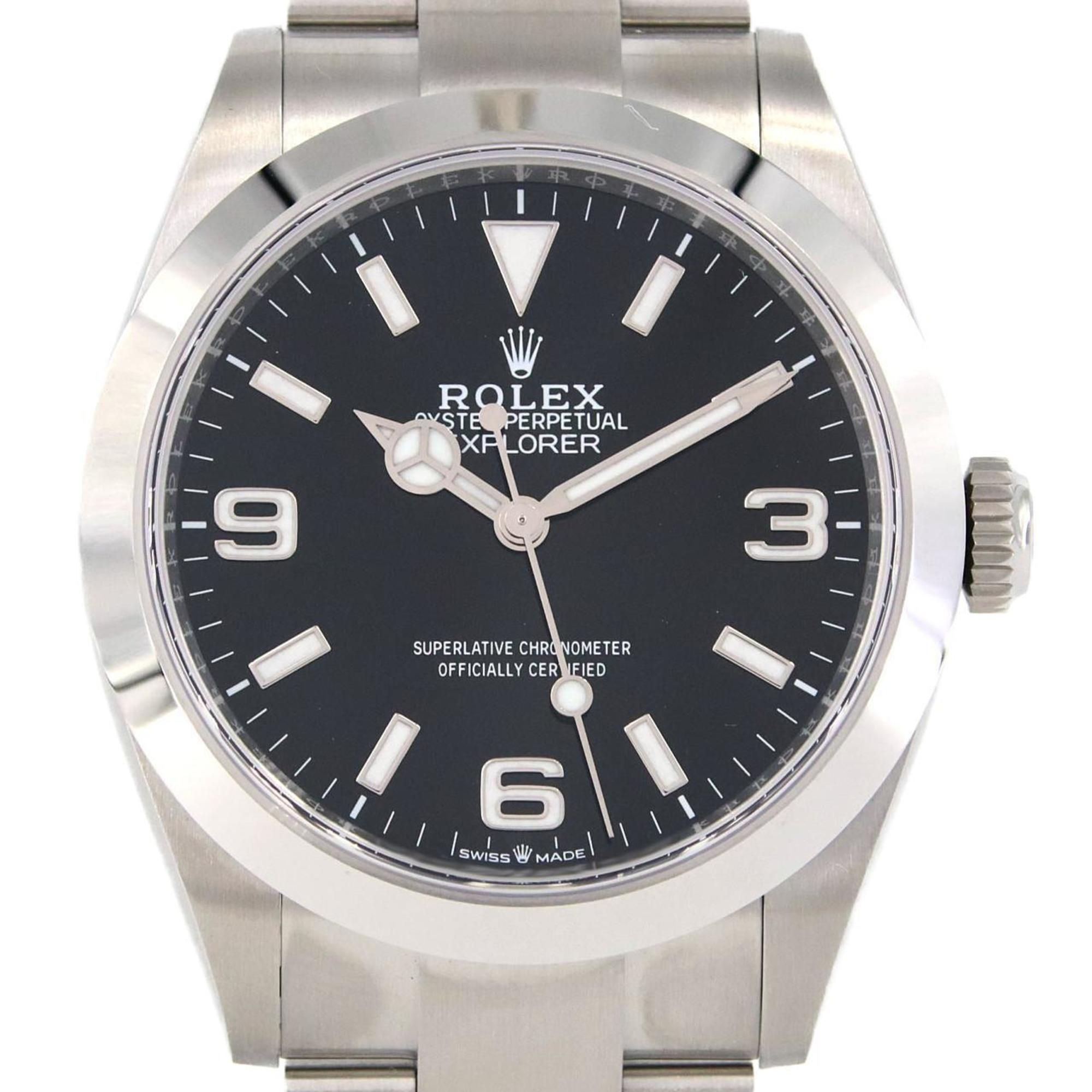 Rolex Explorer I 224270 SS Wristwatch Automatic Random Number