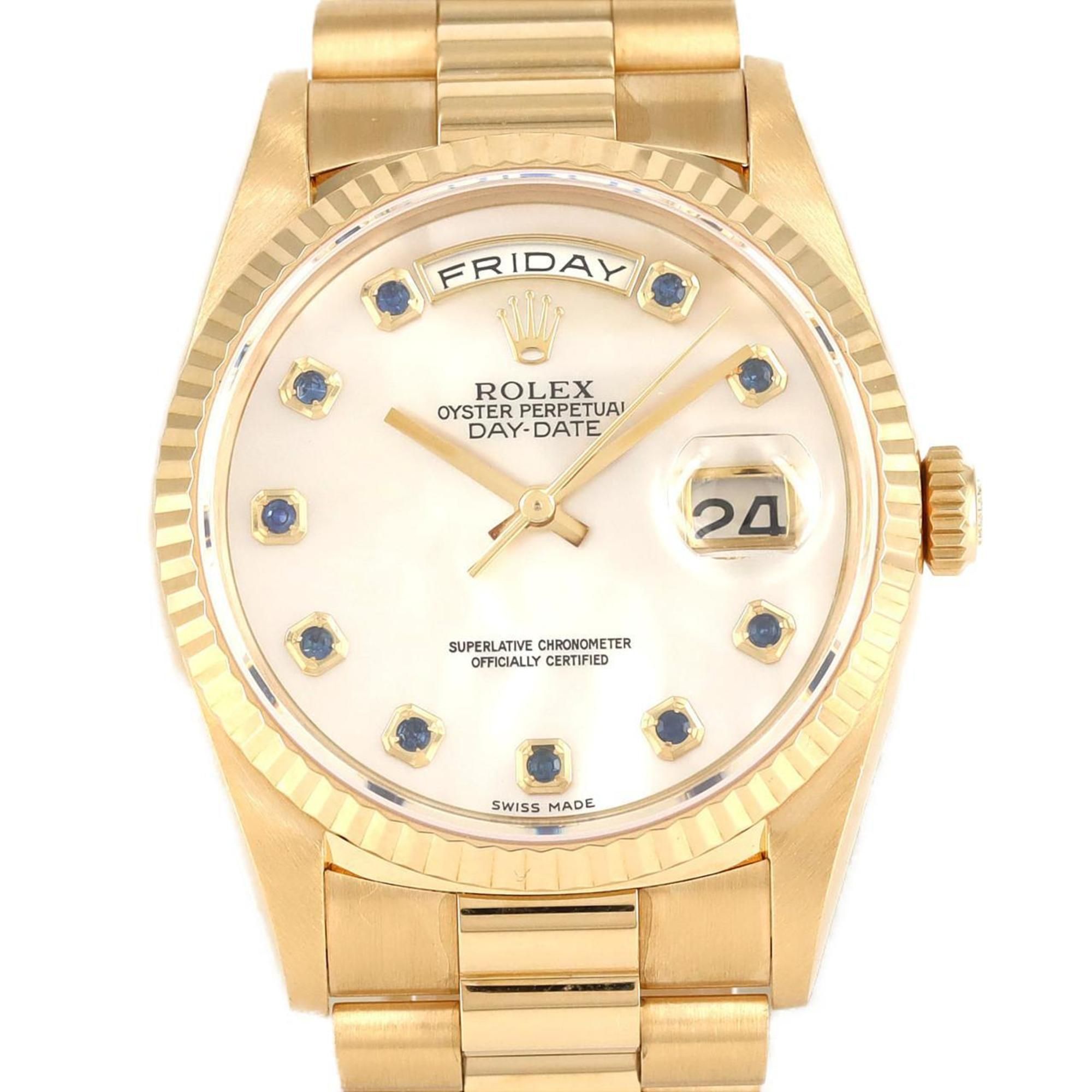 Rolex Day-Date 18238NGS YG Watch Automatic S-Serial