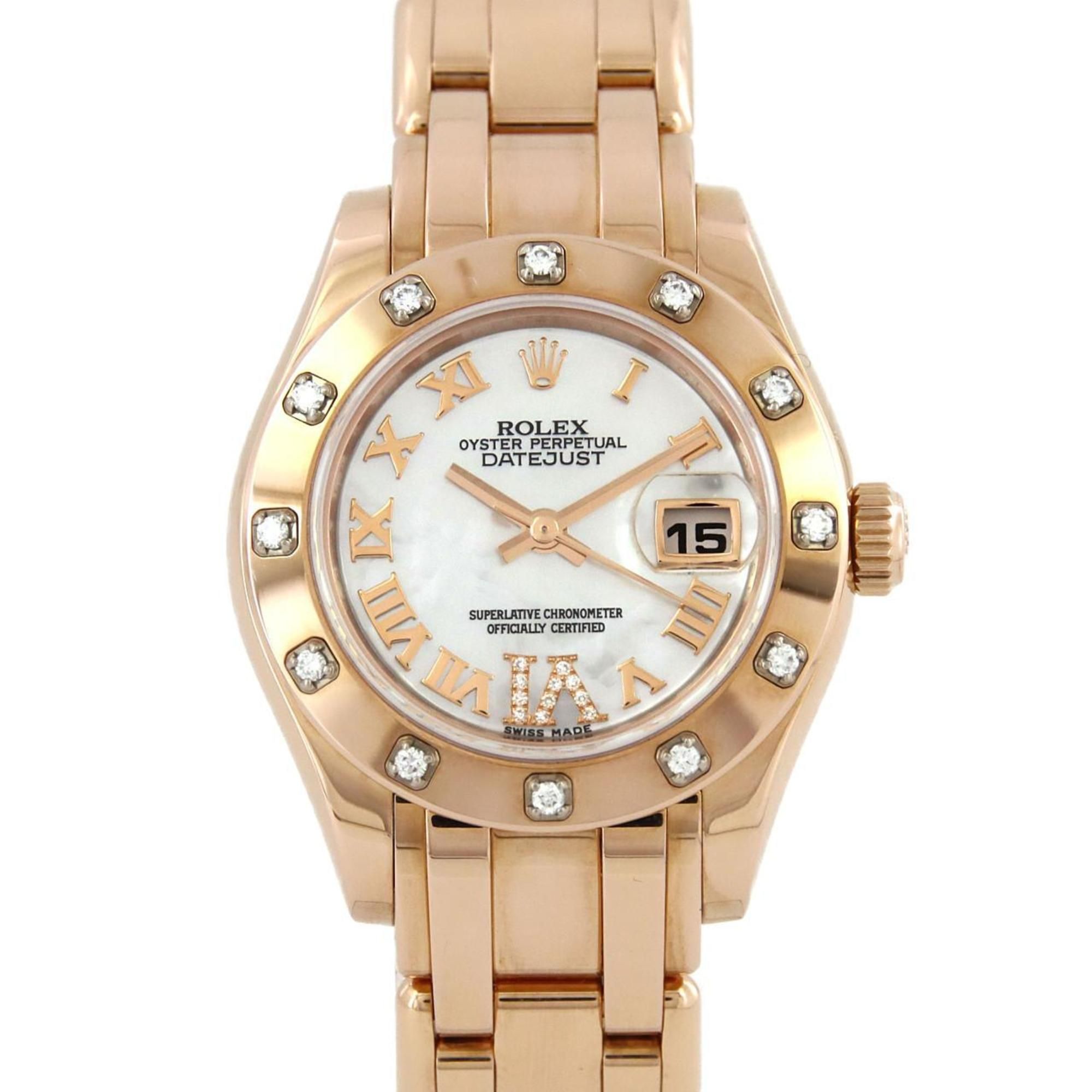 Rolex Pearlmaster 80315NR PG/RG Wristwatch Automatic G serial number