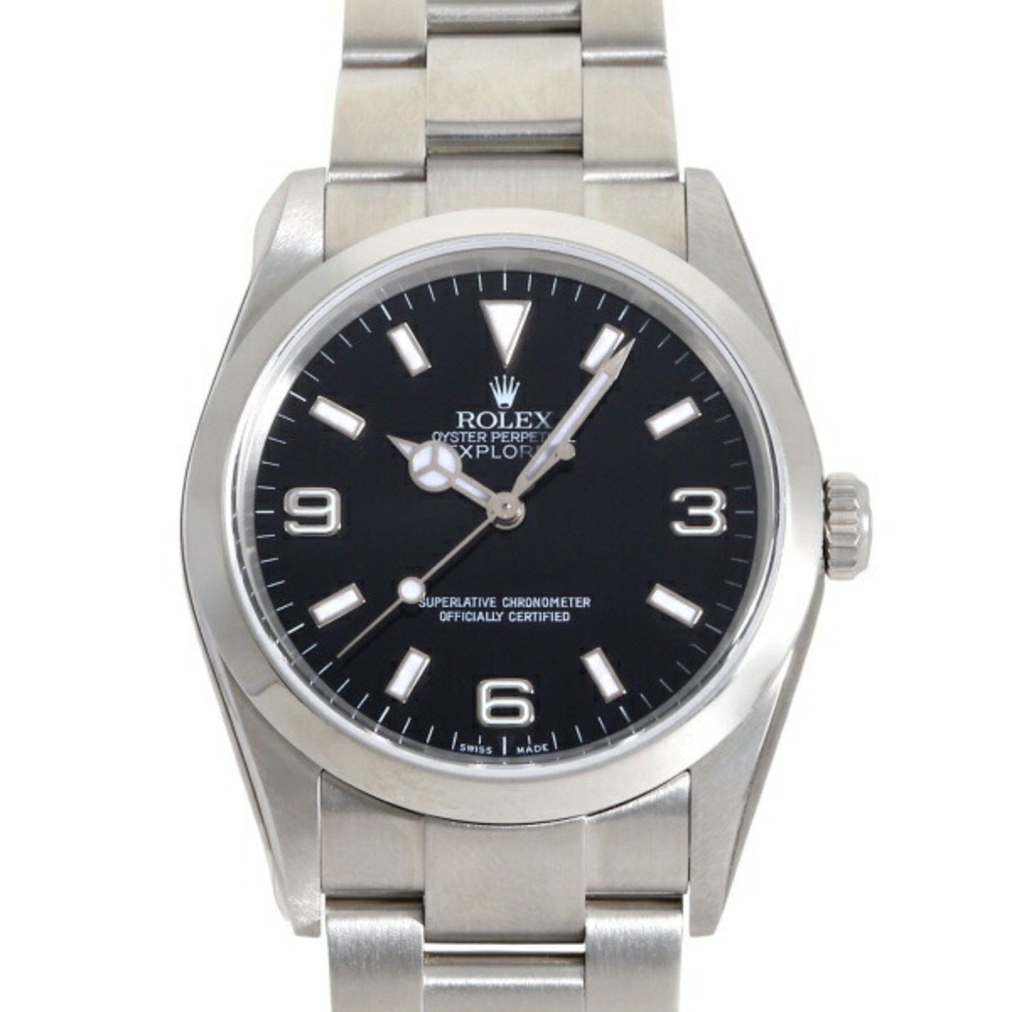 ROLEX Explorer 114270 Black Dial Men's Watch __