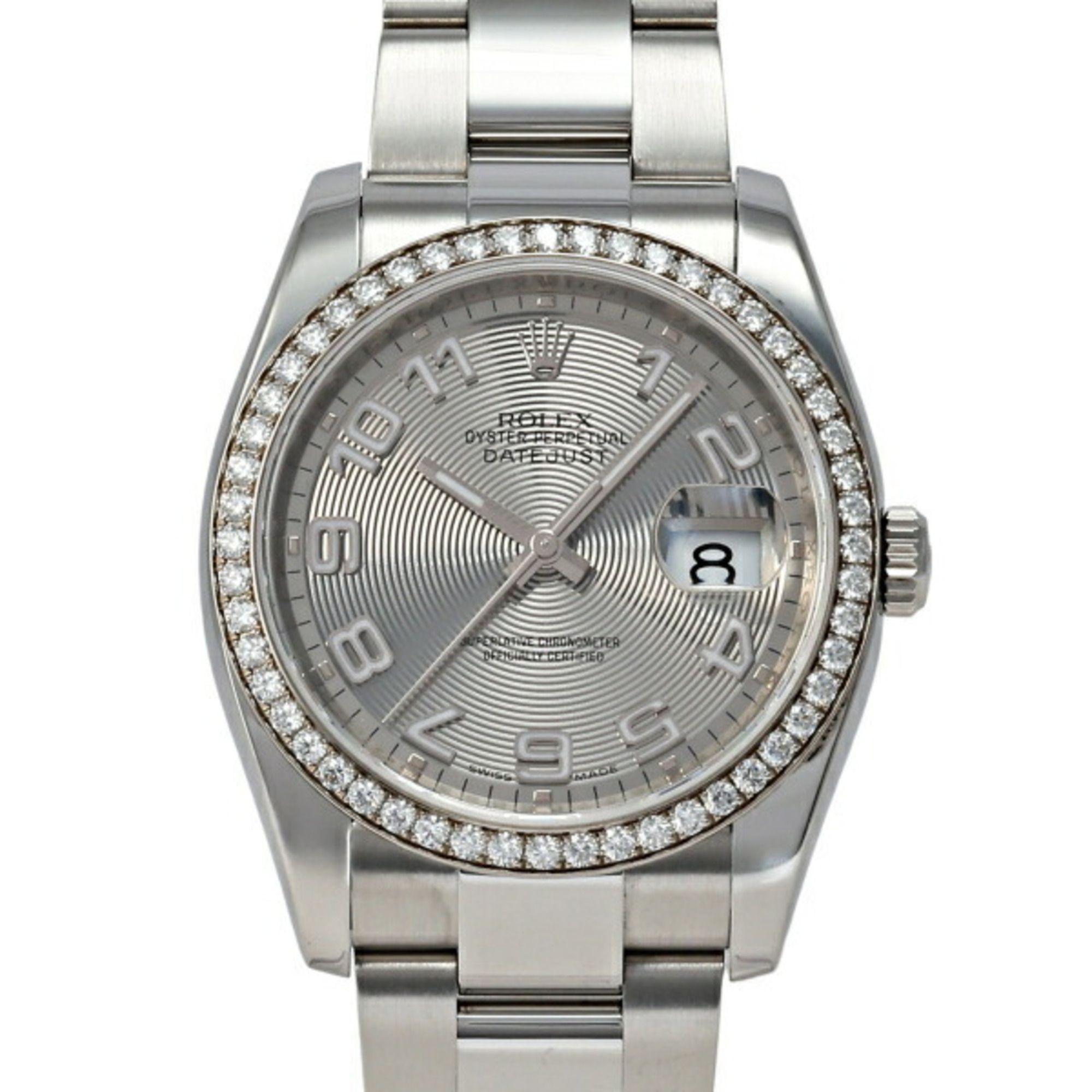 Rolex ROLEX Datejust 36 116244 Silver/Arabic Dial Men's Watch __