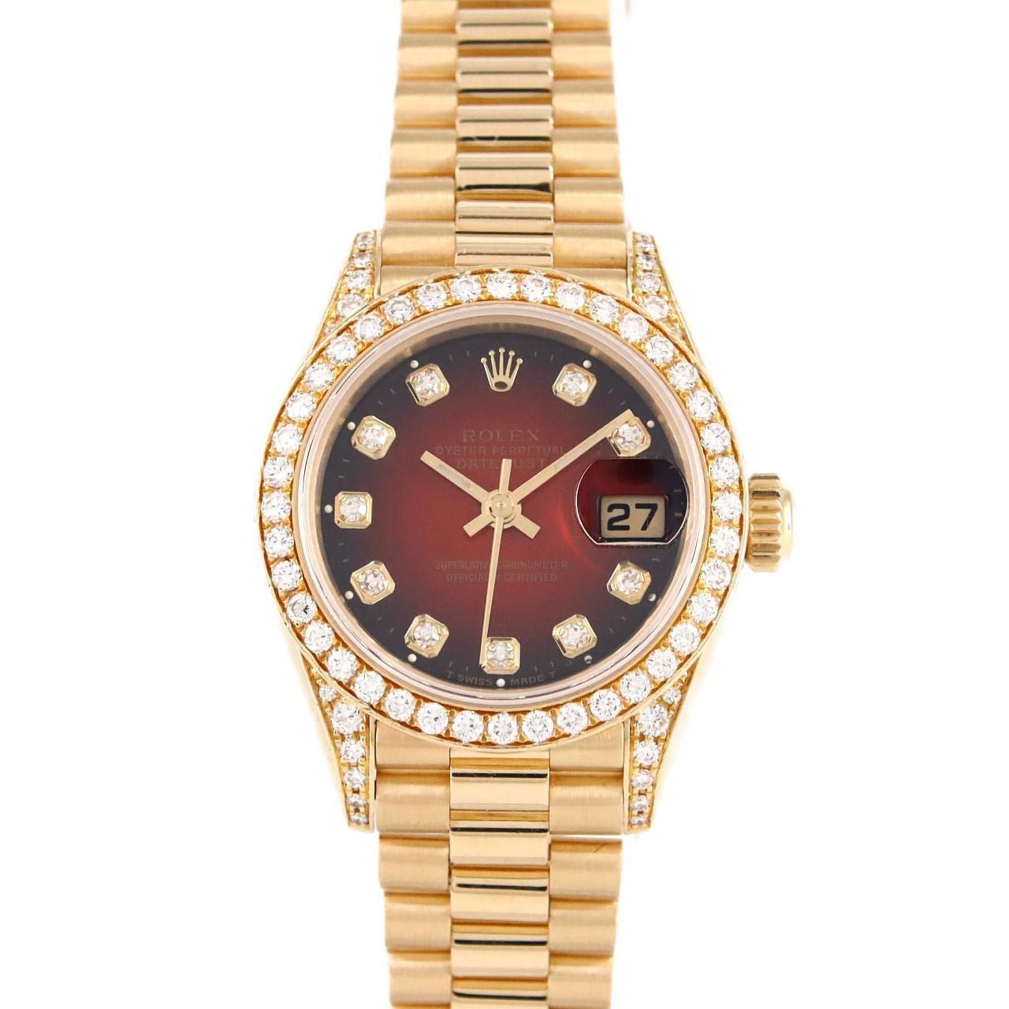 Rolex Datejust 69158G YG Automatic Wristwatch W serial