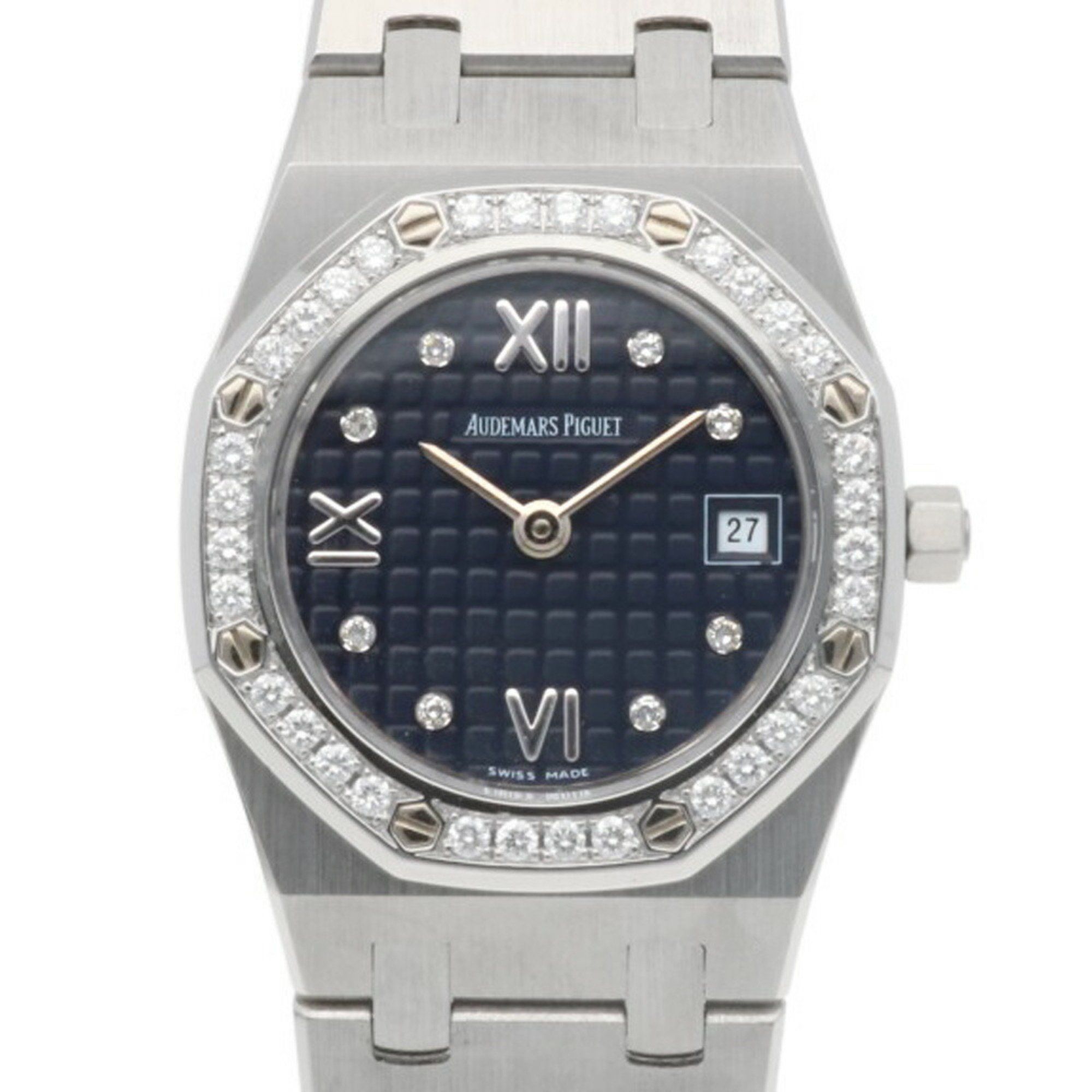 Audemars Piguet Royal Oak Watch Stainless Steel 67365ST/Z0722ST/02 Quartz Ladies AUDEMARS PIGUET Bez
