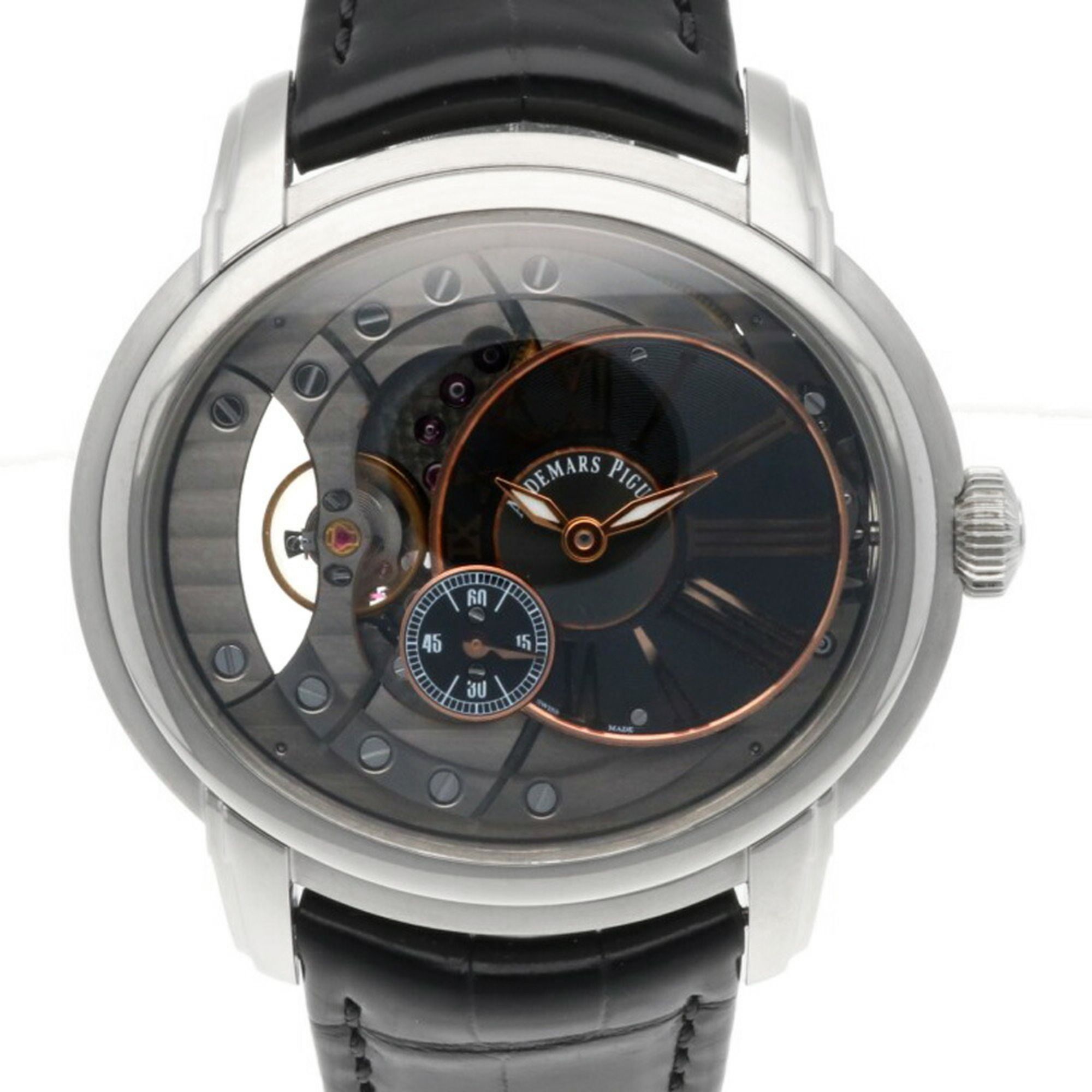 Audemars Piguet Millenary Watch Stainless Steel 15350ST.OO.D002CR.01 Men's AUDEMARS PIGUET Overhaule