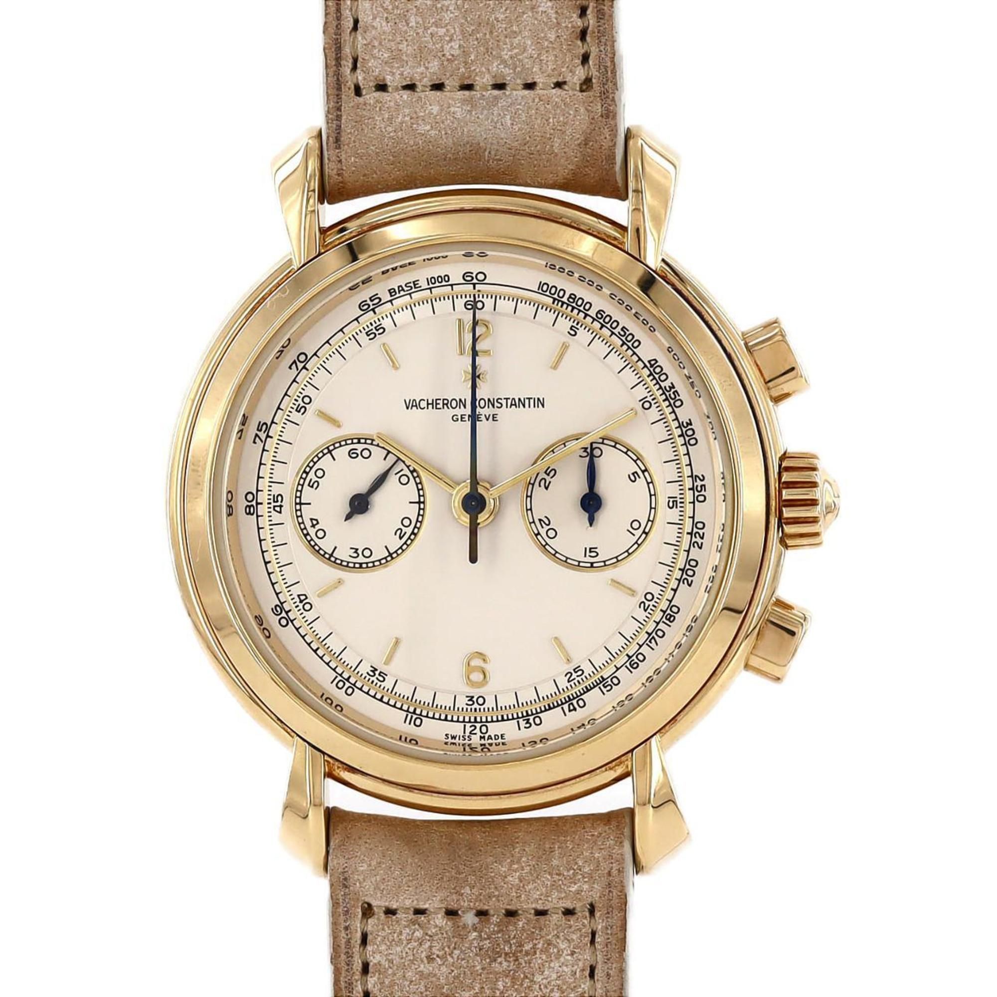 Vacheron Constantin Historical Chronograph YG 47111 000G-7522 Watch Manual Winding