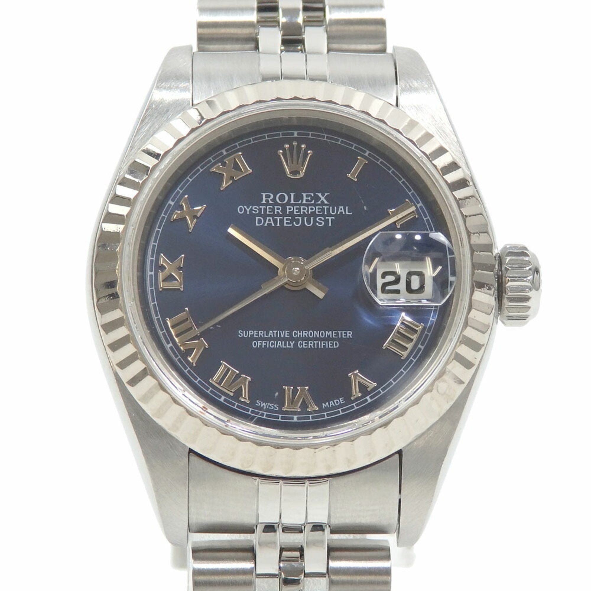 Rolex ROLEX Datejust Ladies 79174 Automatic F serial number Made around 2003 SS WG Wristwatch windin