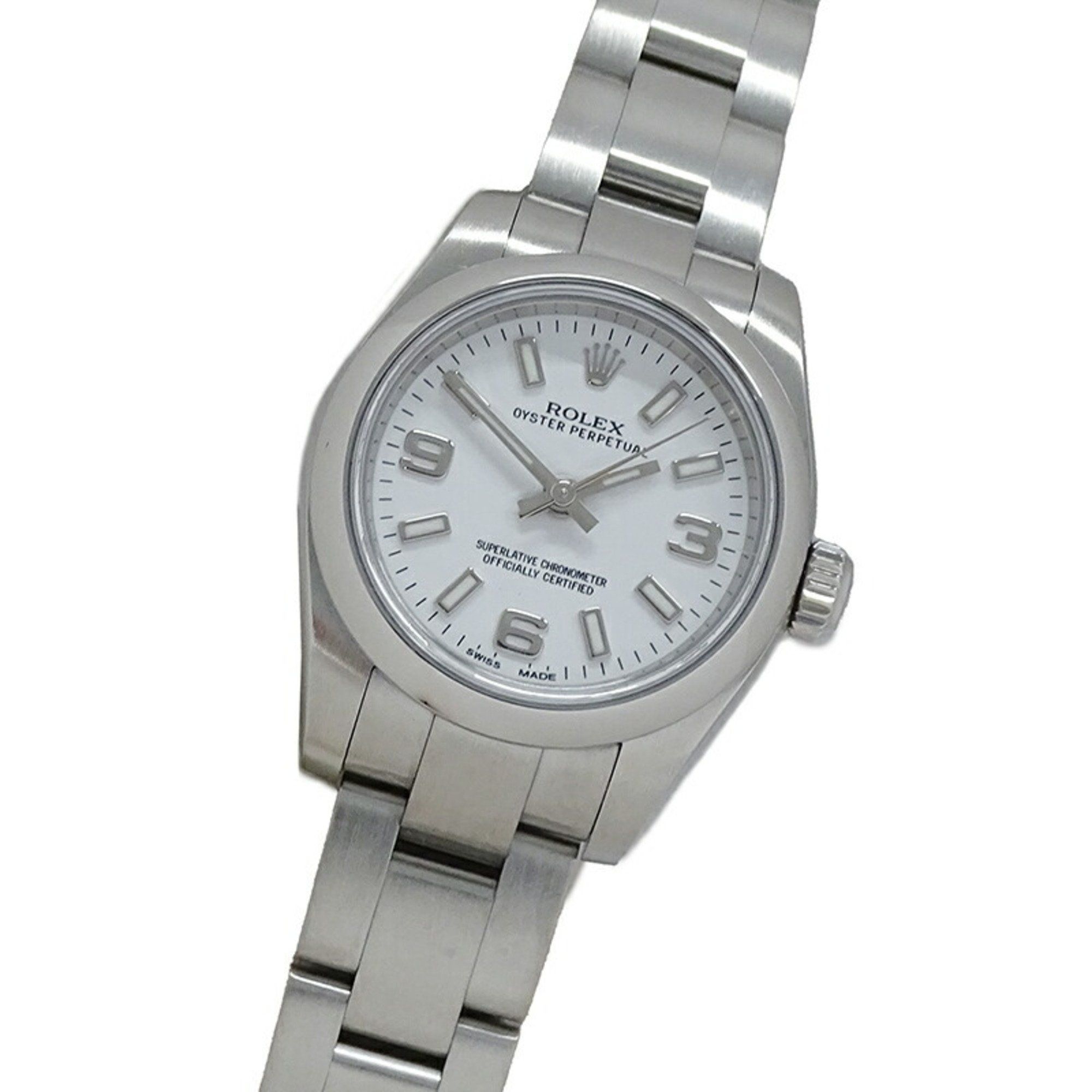 Rolex ROLEX Oyster Perpetual 176200 Random Number Watch Women's Automatic AT Stainless Steel SS Silv