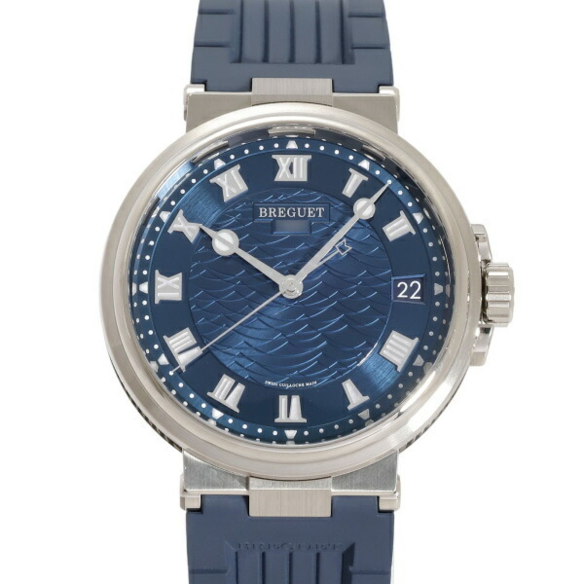 Breguet Marine 5517BB Y2 5ZU Blue Dial Men's Watch __