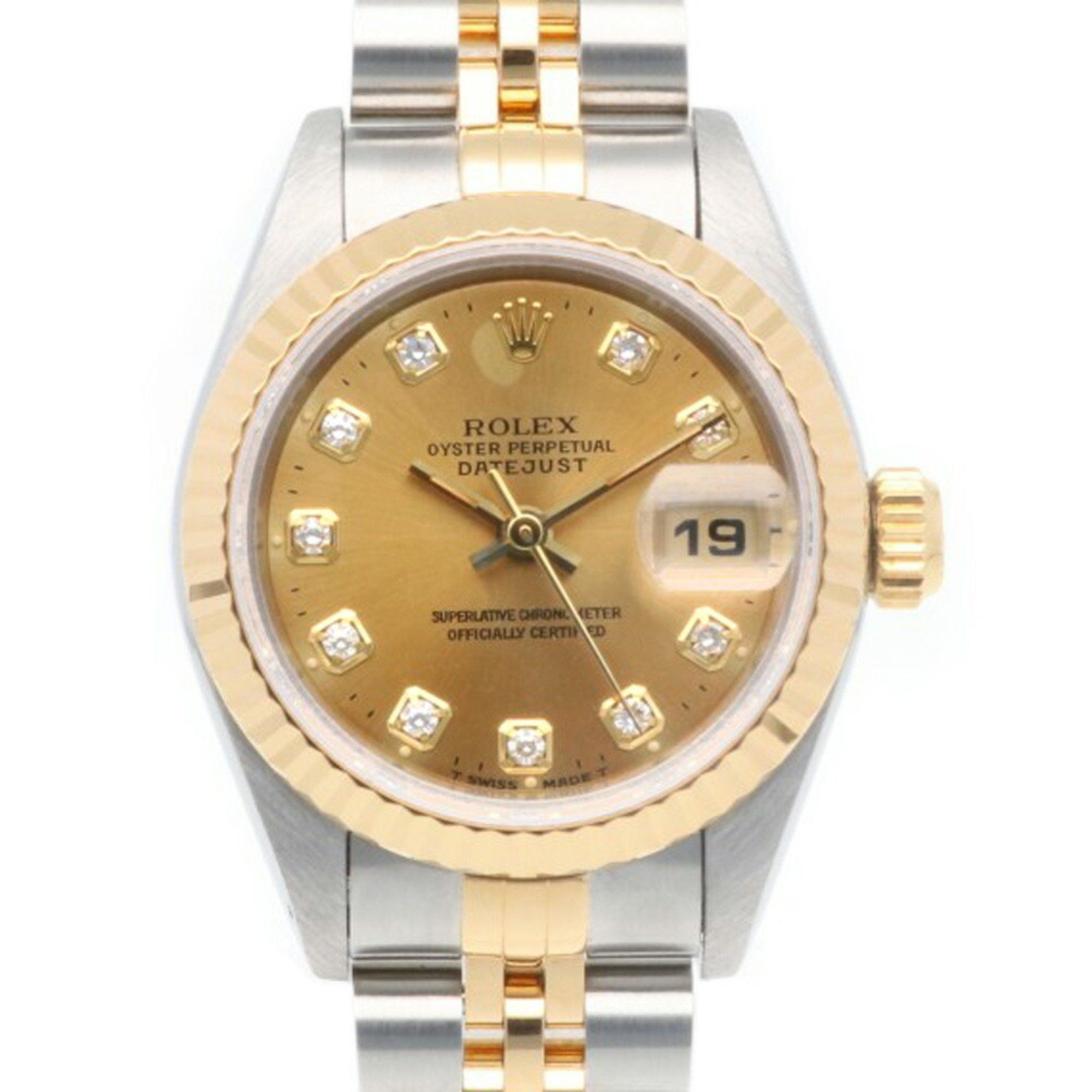 Rolex Datejust Oyster Perpetual Watch Stainless Steel 69173G Automatic Women's ROLEX W Serial 1994-1