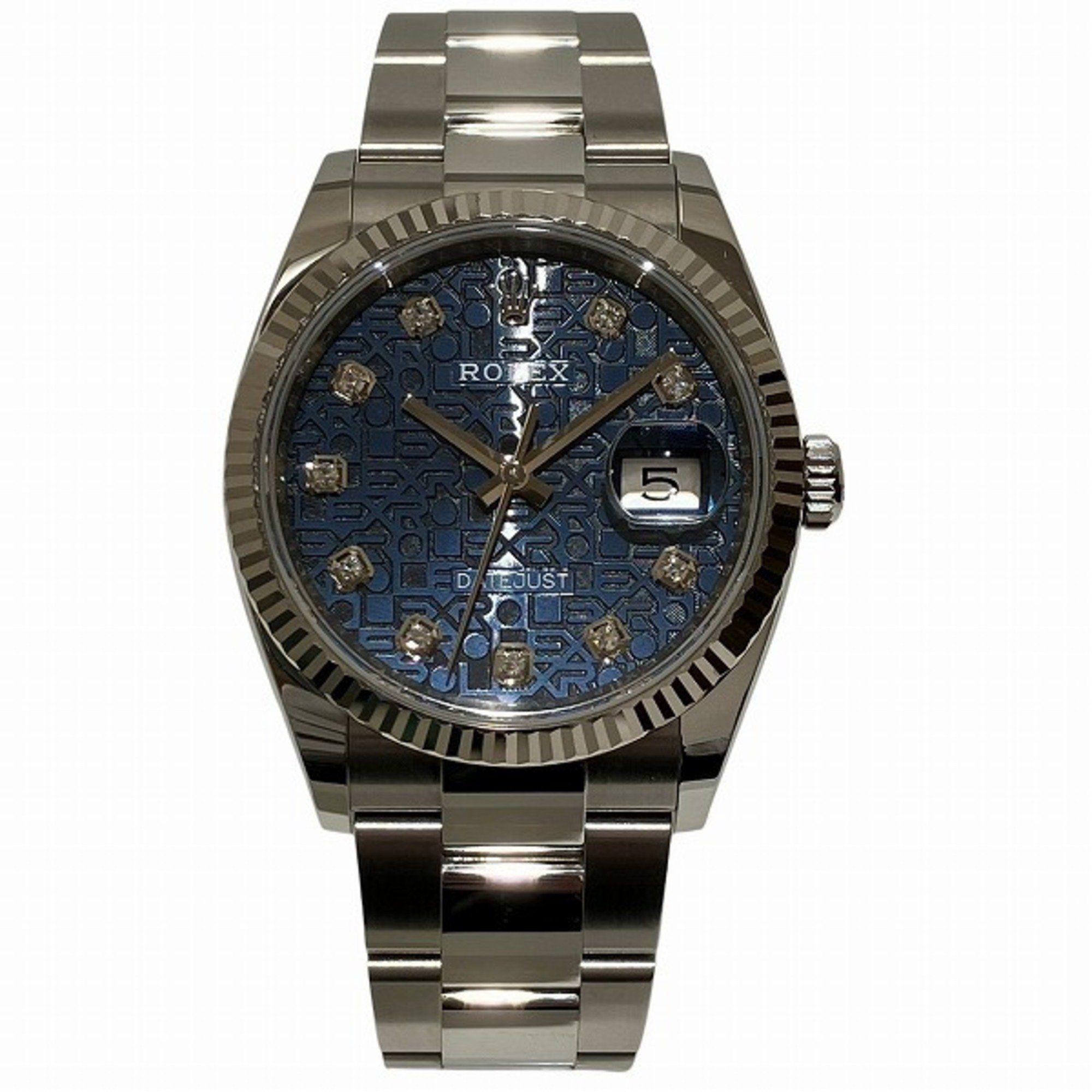 Rolex Datejust 36 126234G Blue engraved computer dial Random number Automatic watch Men's wristwatch