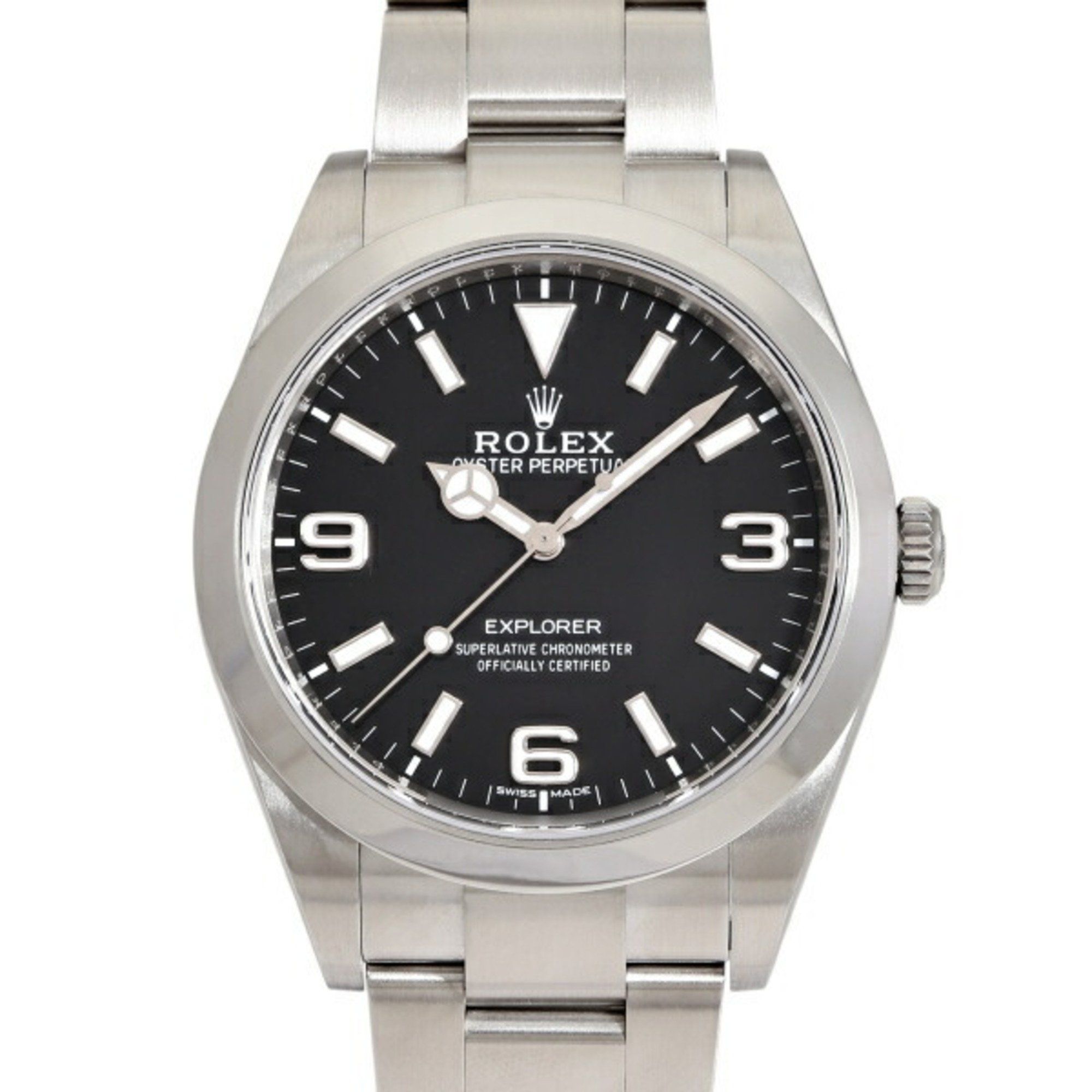 ROLEX Explorer 214270 Black Dial Men's Watch __