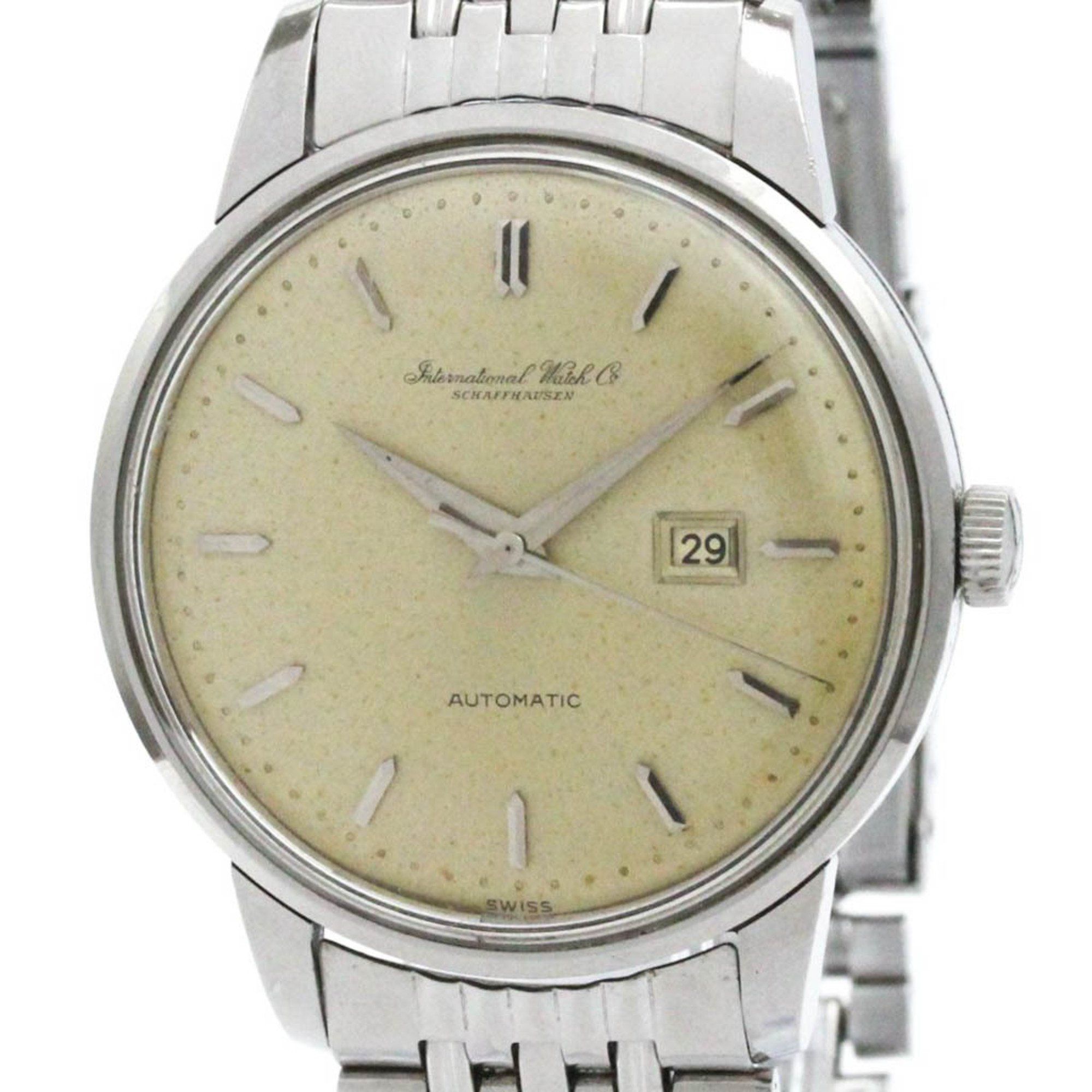 Vintage IWC Schaffhausen Cal C.8541 Steel Automatic Mens Watch