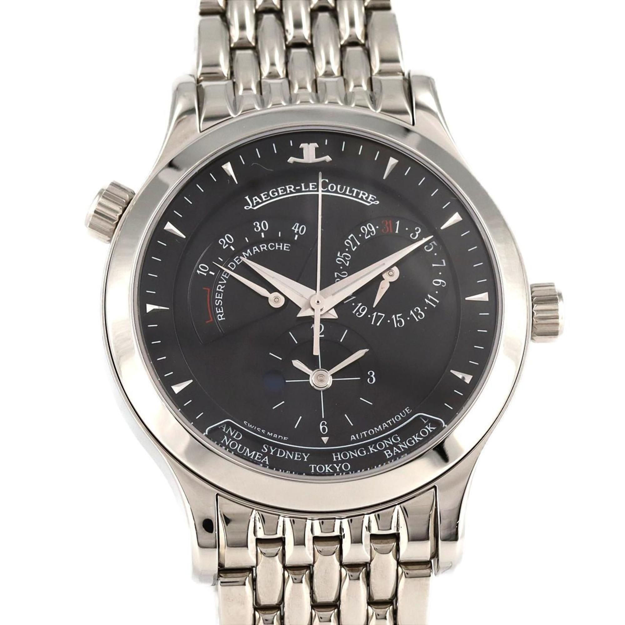 Jaeger-LeCoultre Master Geographic 142.8.92.S Q1428170 SS Wristwatch Automatic