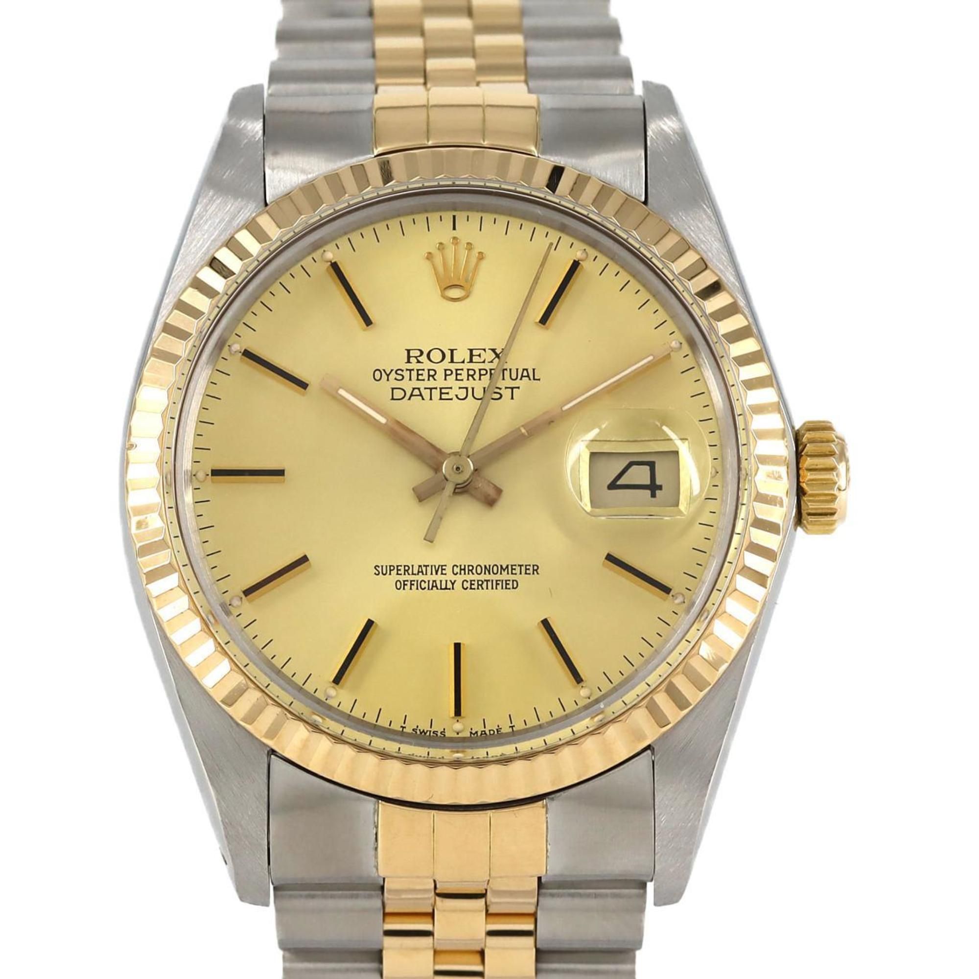 Rolex Datejust 16013 SSxYG Automatic Watch 9th Series
