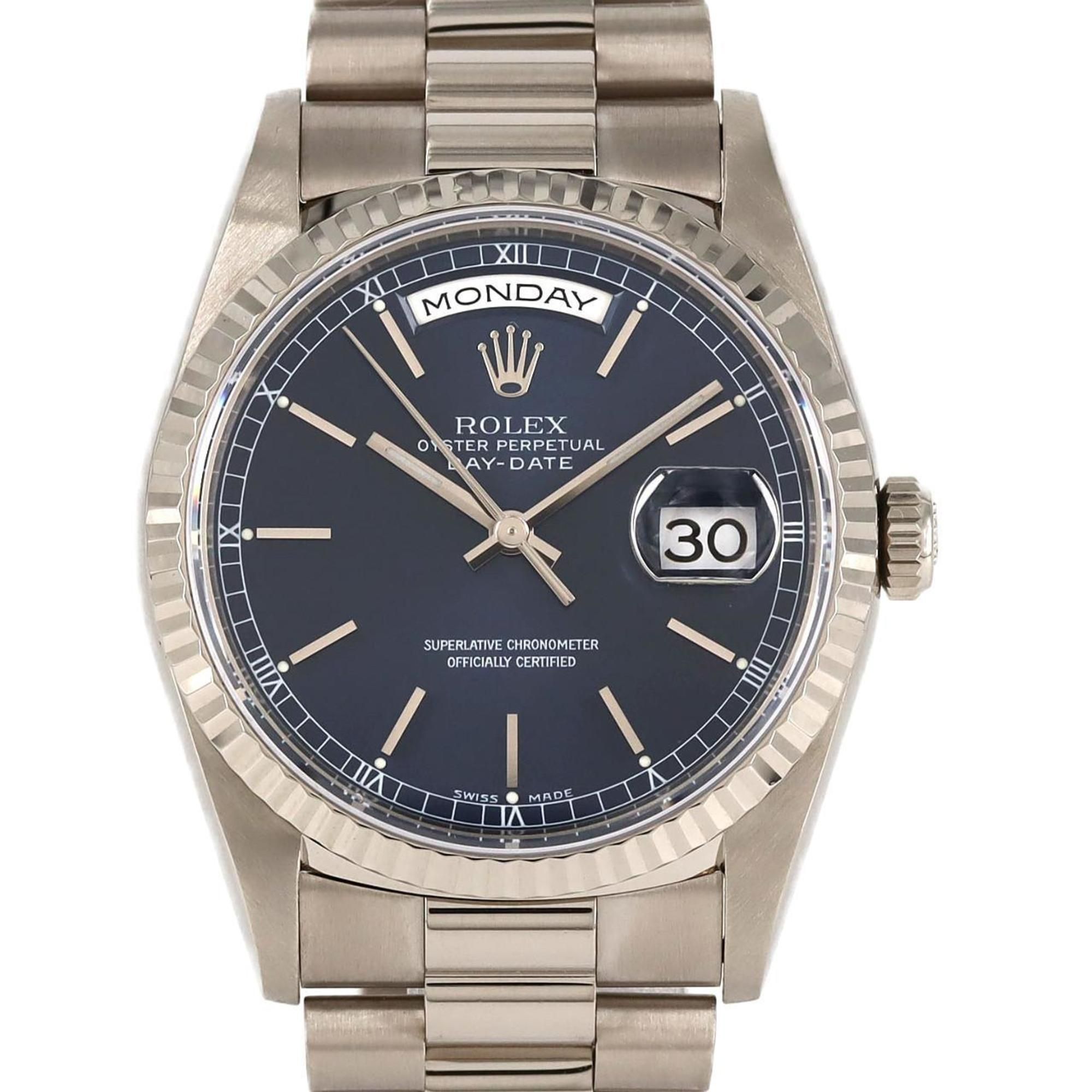 Rolex Day-Date 18239 WG Wristwatch Automatic U-Serial