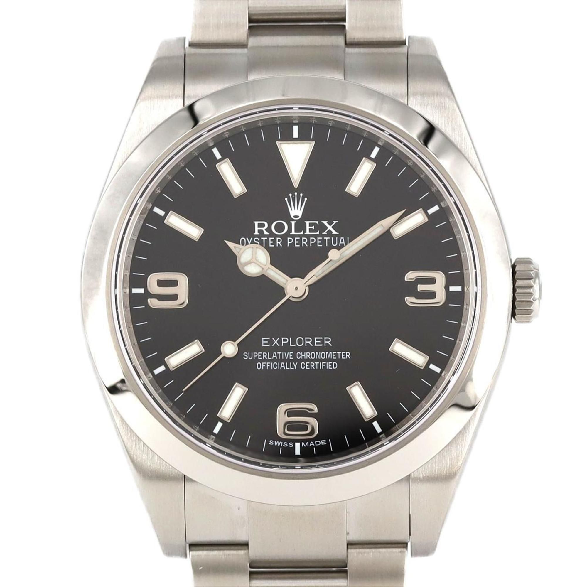 Rolex Explorer I 214270. Stainless steel wristwatch, automatic, random number