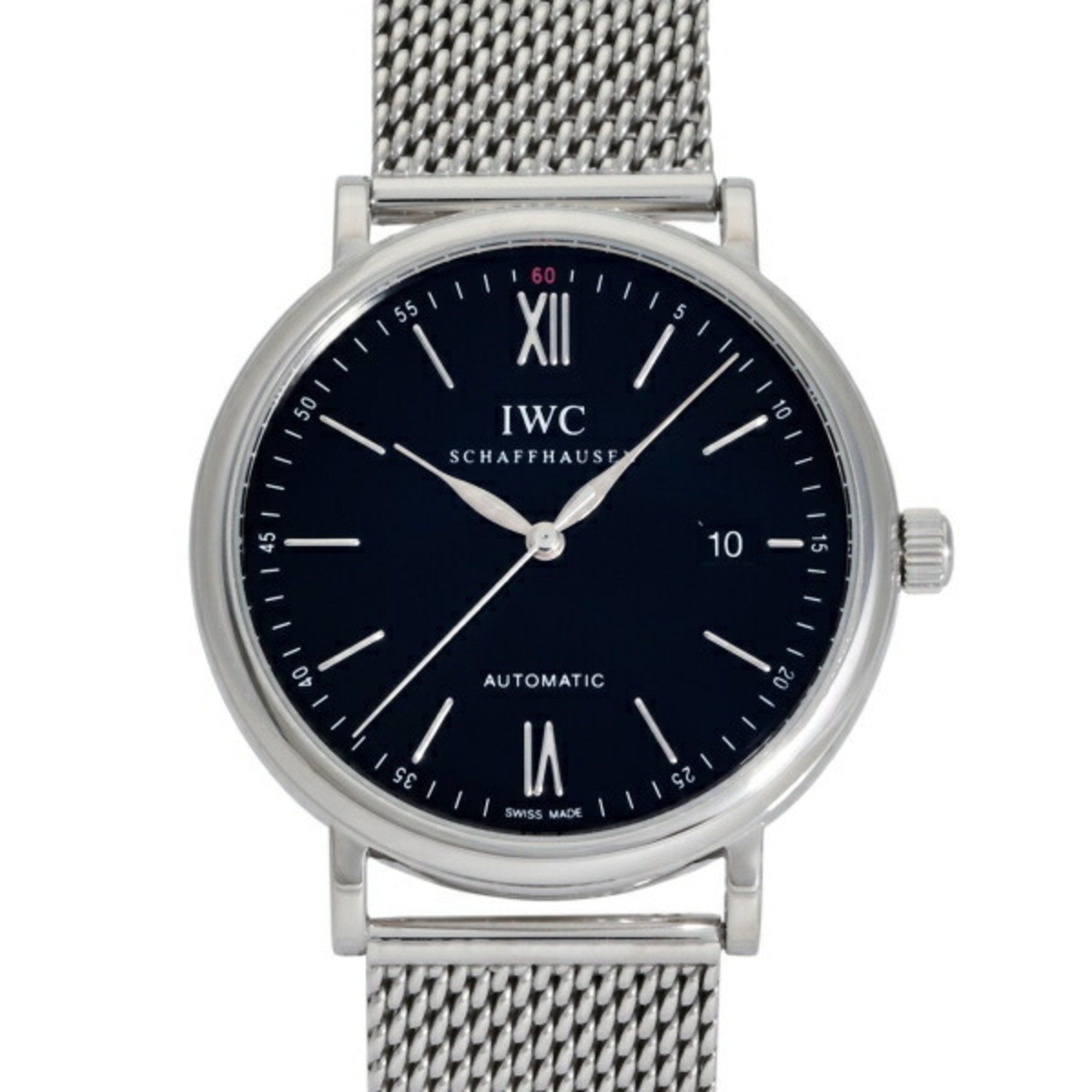 IWC Portofino Automatic IW356506 Black Dial Men's Watch __