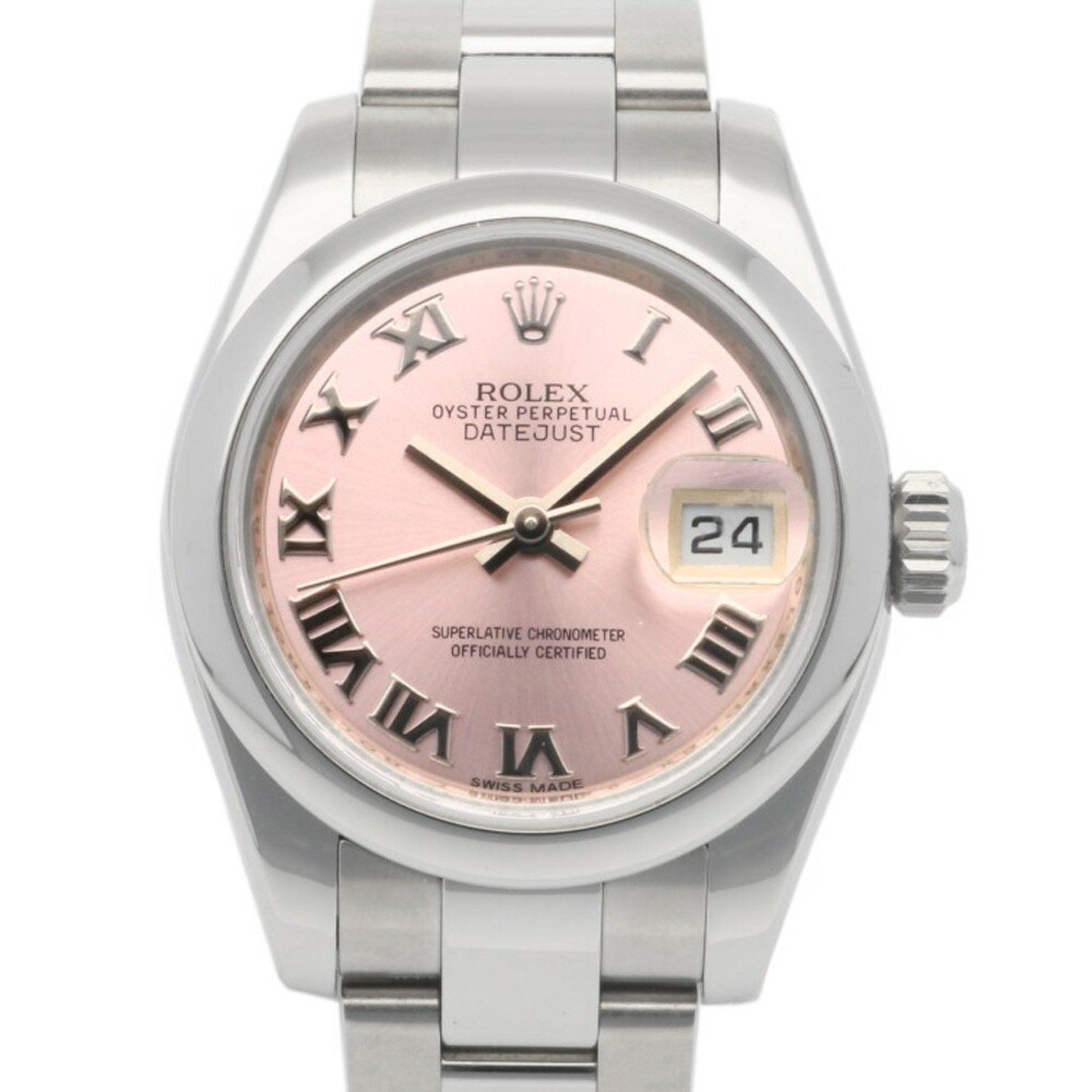 Rolex Datejust Oyster Perpetual Watch Stainless Steel 179160 Automatic Ladies ROLEX G Serial 2010 Mo