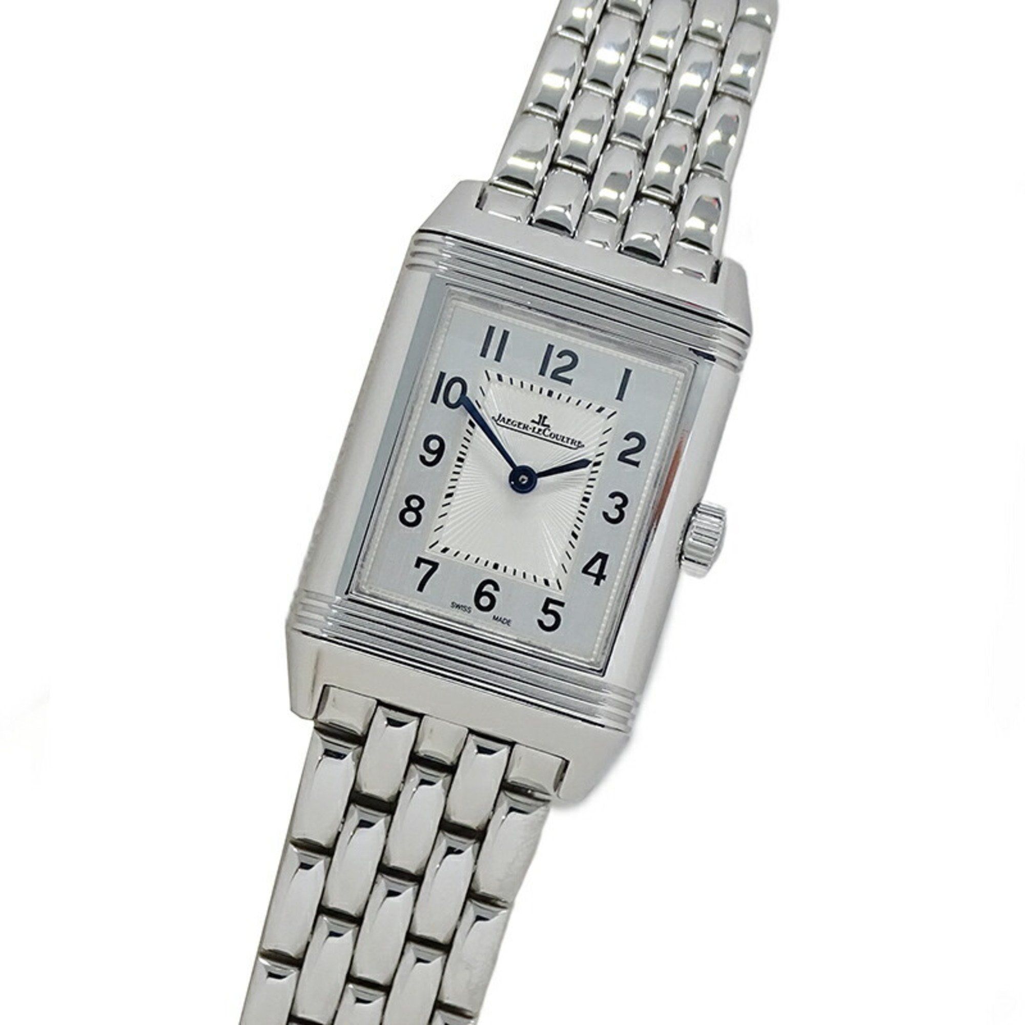 Jaeger-LeCoultre Reverso Classic Q2608130 Ladies' Watch, Hand-wound, Stainless Steel, Silver, Square
