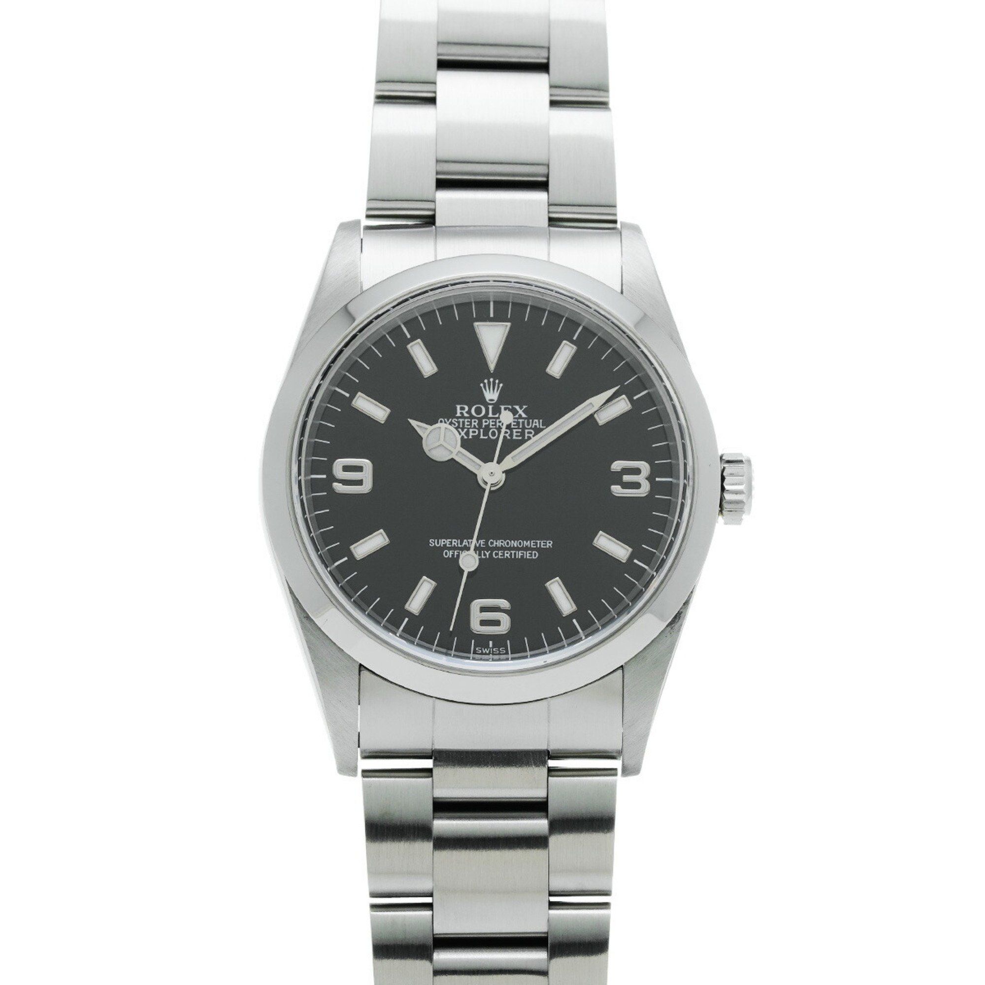 Rolex Explorer 14270 A series (manufactured around 1999) Black Men's Watch Automatic