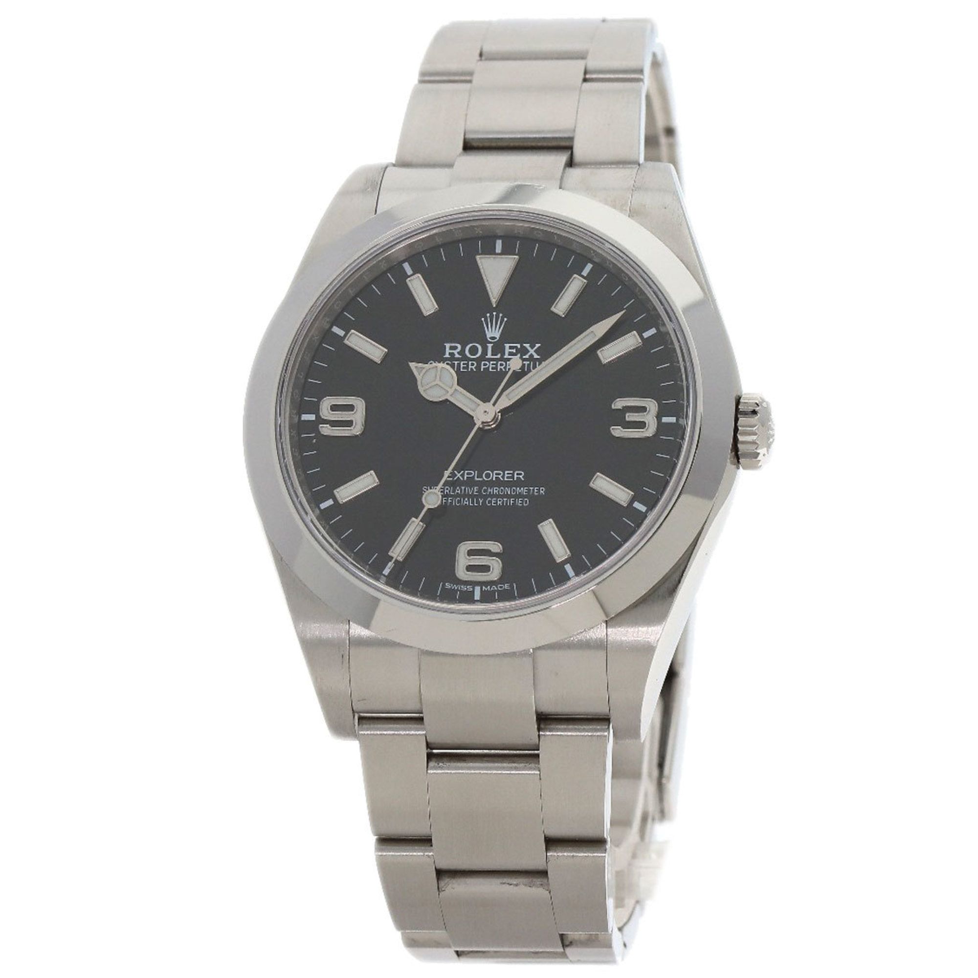 Rolex 214270 Explorer 1 Late Model Watch Stainless Steel SS Men's ROLEX