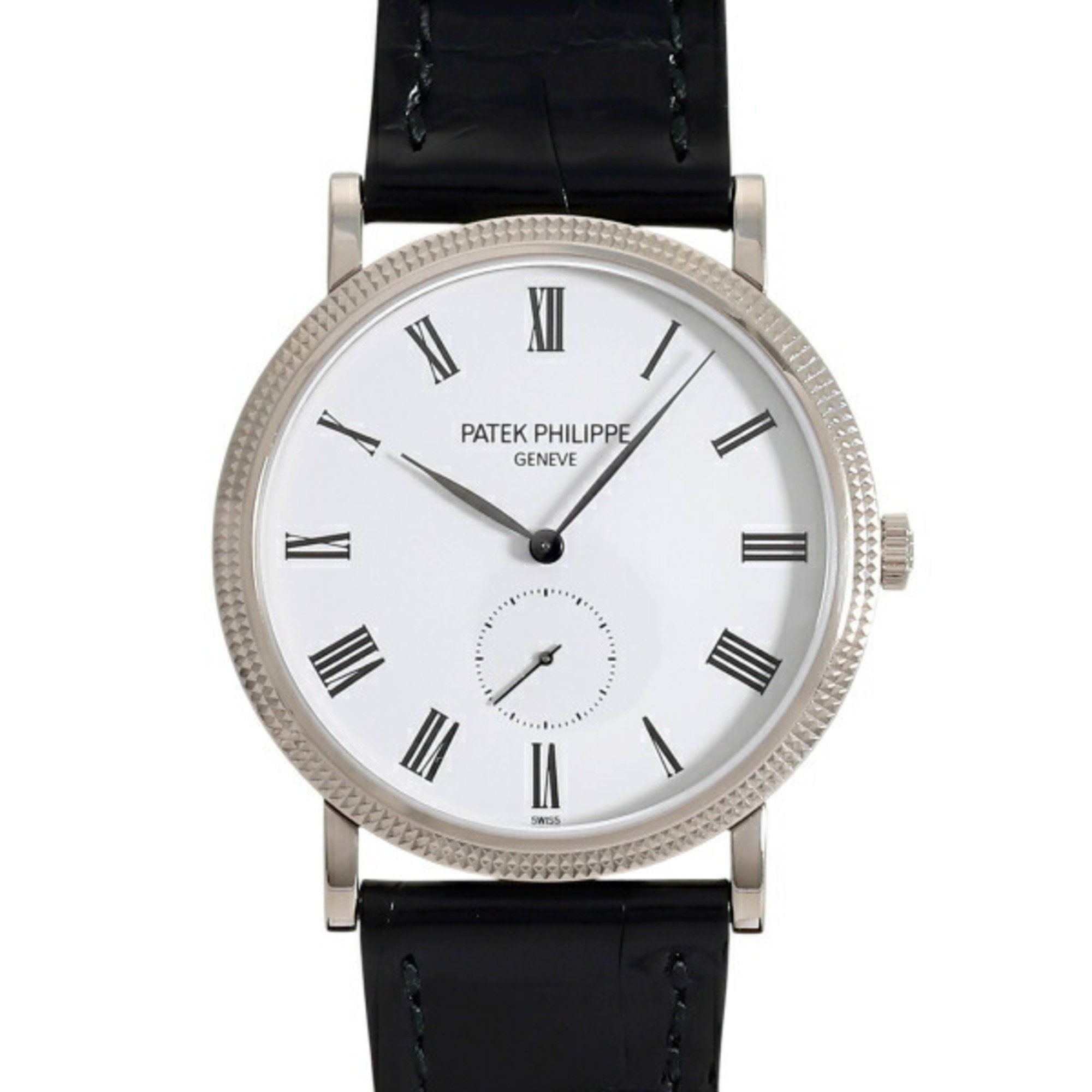 PATEK PHILIPPE Calatrava 5119G-001 White Dial Men's Watch __