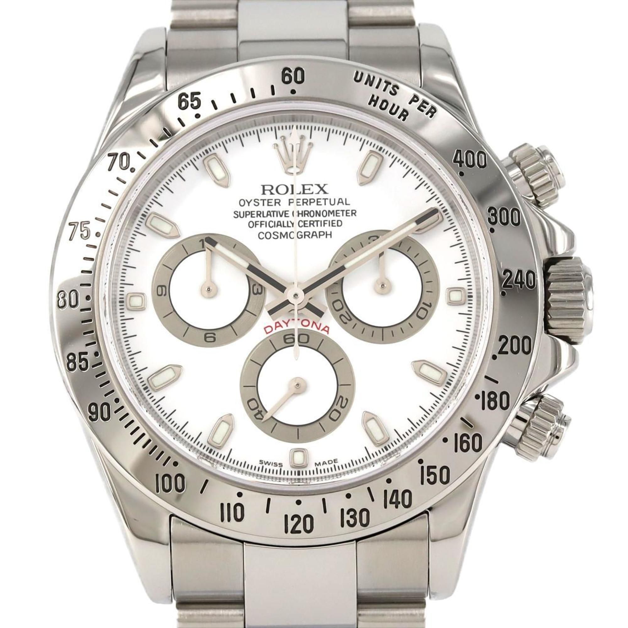Rolex Daytona 116520. Stainless steel wristwatch, automatic, D serial number