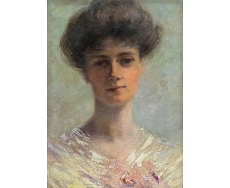 Charles Joshua Chaplin, portrait, 34 x 25cms approx