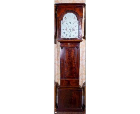 *** To be collected from Hansons Bishton Hall, Wolseley Bridge, Stafford, ST17 0XN***J Rofs of Glasgow 8-day Longcase Clock w