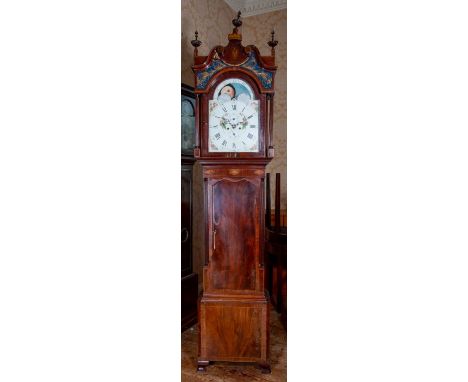 *** To be collected from Hansons Bishton Hall, Wolseley Bridge, Stafford, ST17 0XN***W. Leigh Newton 8-day longcase clock wit