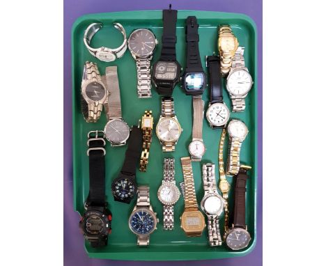 SELECTION OF LADIES AND GENTLEMEN'S WRISTWATCHESincluding Timex, Casio, Skagen, G-Shock, Lacoste, Lorus, Guess, Ben Sherman, 