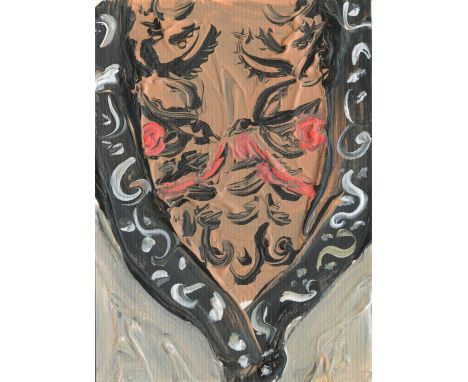 
	
		Amanda Doran
		Breast Tattoo, 2021
		Acrylic on Paper
		Signed verso
		15 x 10cm (5¾ x 3¾ in.)
		
		Amanda Doran
		&nbsp