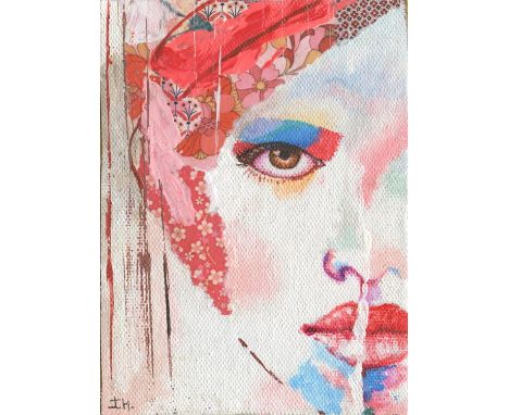 
	
		Irene Hoff
		Birds Eye, 2021
		Mixed Media on Canvas
		Signed recto, further signed verso
		15 x 10cm (5¾ x 3¾ in.)
		Fo