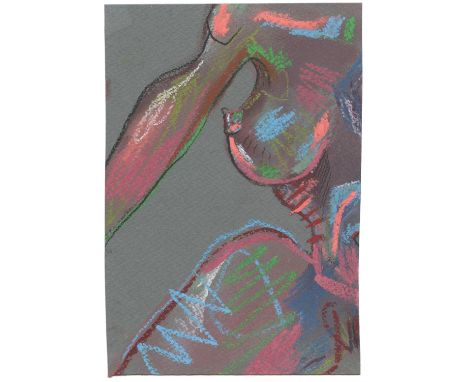 
	
		Alina Zamanova
		Untitled, 2020
		Dry pastels and charcoal on paper
		Signed verso
		15 x 10cm (5¾ x 3¾ in.)
		Alina Zam