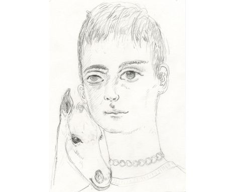 
	
		Aly Helyer
		Rider, 2021
		Pencil
		Signed verso
		15 x 10cm (5¾ x 3¾ in.)
		
		Painter based in London, primarily inter