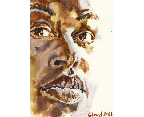 
	
		Claudette Johnson
		Ink Study No.4, 2021
		Ink and Watercolour on Paper
		Signed verso
		15 x 10cm (5¾ x 3¾ in.)
		
		&n