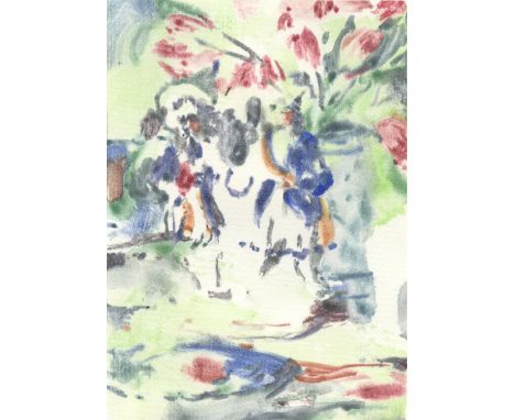 
	
		Eleanor Watson
		Their Gifts, 2021
		Watercolour Monotype on Paper
		Signed verso
		15 x 10cm (5¾ x 3¾ in.)
		
		Born 19