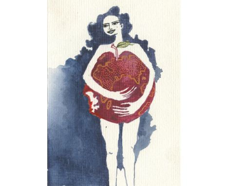
	
		Chitra P Merchant
		Eve, 2021
		Watercolour on Paper
		Signed verso
		15 x 10cm (5¾ x 3¾ in.)
		
		Chitra Parvathy Merch
