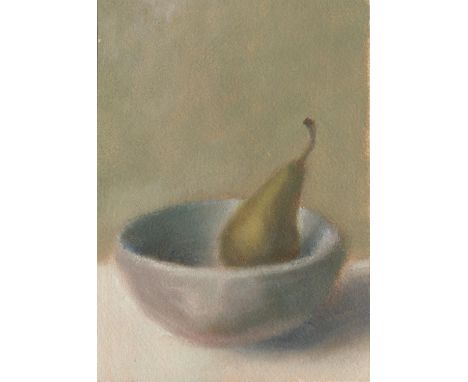 
	
		Michelle Maddox
		Pear Still Life, 2021
		Oil on Paper
		Signed verso
		15 x 10cm (5¾ x 3¾ in.)
		&nbsp;
		Michelle is a