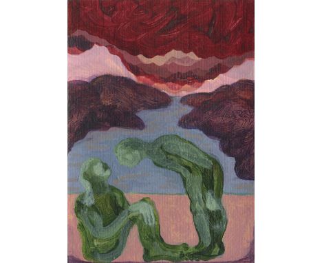 
	
		Antonia Showering
		Tetris, 2021
		Acrylic on Paper
		Signed verso
		15 x 10cm (5¾ x 3¾ in.)
		
		Painter based in Londo
