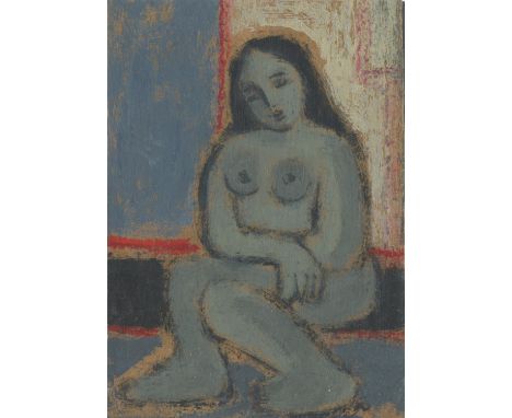 
	
		Marjorie Bloch
		Contemplative, 2020/2021
		Oil/Wax on Paper
		Signed verso
		15 x 10cm (5¾ x 3¾ in.)
		Marjorie Bloch w