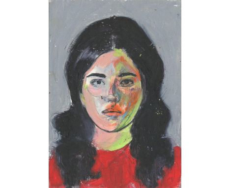 
	
		Mercedes Helnwein
		Pam, 2021
		Oil Pastel on Paper
		Signed verso
		15 x 10cm (5¾ x 3¾ in.)
		
		Mercedes Helnwein is a