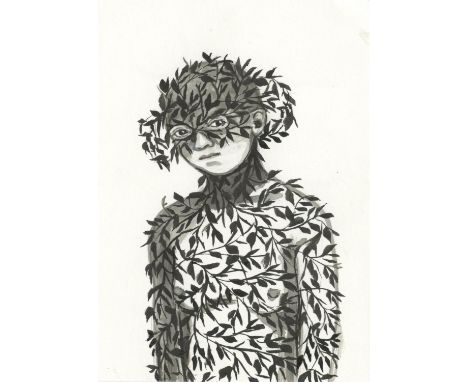 
	
		Lisa Wright
		Little Folia, 2021
		Ink on Paper
		Signed verso
		15 x 10cm (5¾ x 3¾ in.)
		
		Lisa Wright is an award-wi
