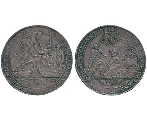 WORLD COMMEMORATIVE MEDALS, Art Medals, Netherlands, Spanish Netherlands, Satirical Medal, undated (1592), soldiers and pries