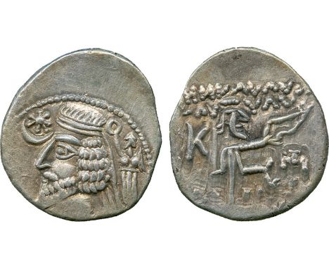 ANCIENT COINS, PARTHIAN COINS, Phraataces (2 BC - AD 4), Silver Drachms (11), minted at Nisa (1) and Mithradatkart (10), medi